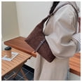 thumbnail image 5 of Sunyeur Womens Vintage Faux Suede Shoulder Bag, Trendy Dumpling Crossbody Handbag Hobo Bag Commuter Satchels, 5 of 8