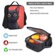 thumbnail image 5 of Disketp Cute Black Kitten Cartoon Mochila Estampada de Gran Capacidad con Lonchera y Estuche, Set de 3 Piezas para Estudiantes, 5 of 7