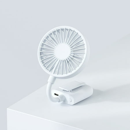 

Clip Cap Portable Clip Mini Fan Rechargeable USB Desktop Fan