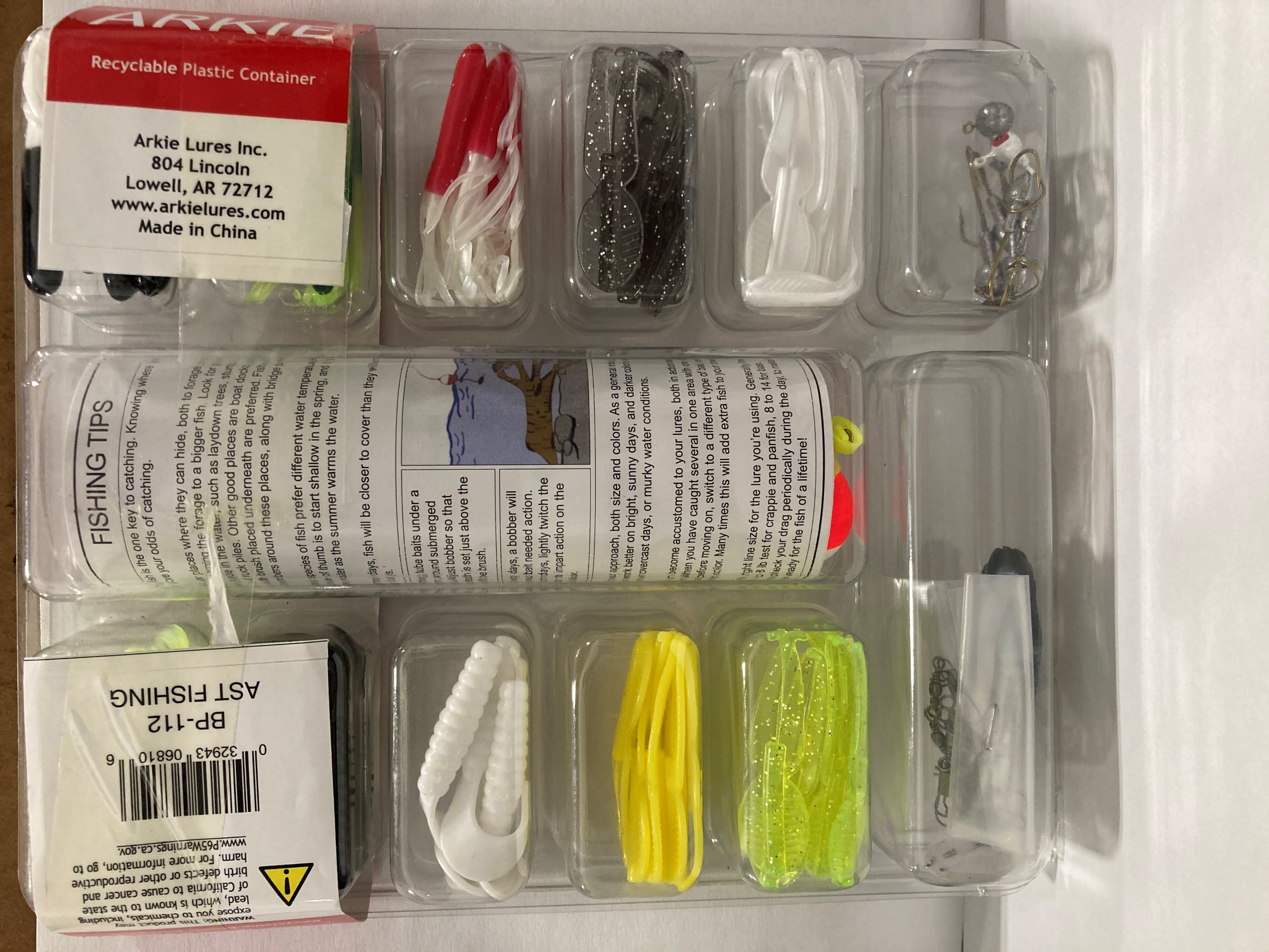 Arkie Lures 112-Piece Fishing Kit Assorted Tackle photo 3