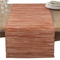 thumbnail image 1 of Saro Lifestyle 217.RU1490B Chemin de Table 90 Po. Tissé Scintillant en Jacinthe d'Eau , Rouille, 1 of 1
