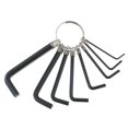 thumbnail image 2 of Conjunto de Llave Hexagonal CUTICAT 10pcs Llave Allen métricas de brazo corto, 2 of 8