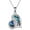 Silver-Cat Necklace with Abalone, variant on Cat Necklace Sterling Silver Jewelry for Women Cat Jewelry Gifts