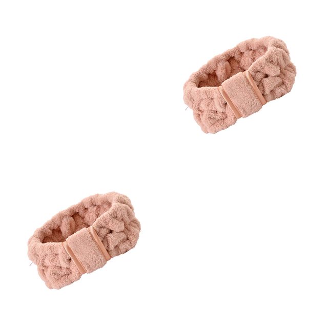 Guardurnaity Bandas para el cabello Bowknot Sweatband Face Wash Coral Fleece Sporting Headband Artículos para el hogar Accesorios de peinado para Spa Pink Type2 NO2 Guardurnaity CBP256586