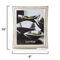 thumbnail image 4 of Nambe Beaded Picture Frame, 8" x 10",  Holds one photo, Vintage and Contemporary Design, Silver Plate and Tempered  Glass, 4 of 6