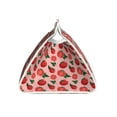 thumbnail image 3 of Lsque Tomatoes Printed Long Tissue Box Cover Holder, Facial Paper Organizer Dispenser,Triangle with Bottom Belt, PVC Leather Decorative Organizer, 3 of 9