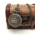 thumbnail image 1 of Pendentif Montre à Quartz Rétro en Bronze Vintage Chaîne Collier, 1 of 6