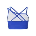 thumbnail image 3 of YUUMIN Kids Girl 2 Piece Bikini Swimsuit Set Criss Cross Crop Bikini Bottom Suit Beach Sport Swimwear Royal Blue&Butterfly 14, 3 of 6