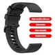 thumbnail image 3 of Correa de reloj de silicona de 22 mm para Amazfit GTR 47 mm/Pace/Stratos (negro), 3 of 9