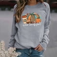 thumbnail image 2 of Acción de gracias moda mujer casual manga larga o-cuello impreso damas sudaderas tops Pompotops gfhjh9994, 2 of 5