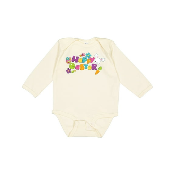 Inktastic Happy Easter Boys or Girls Long Sleeve Baby Bodysuit