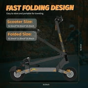KUKIRIN G4 Electric Scooter, 43 Miles Long Range 2000W Peak Motor, Up To 43MPH Top Speed,11 Off-Road Tires Dual Disk Brakes System Foldable Commuting E-Scooter for Adults