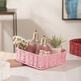 thumbnail image 6 of 1PCS Heart Woven Storage Basket: Rattan Bread Tray, Fruit Candy Snack Holder For Coffee Table, Kitchen, Living Room Decor, 6 of 6