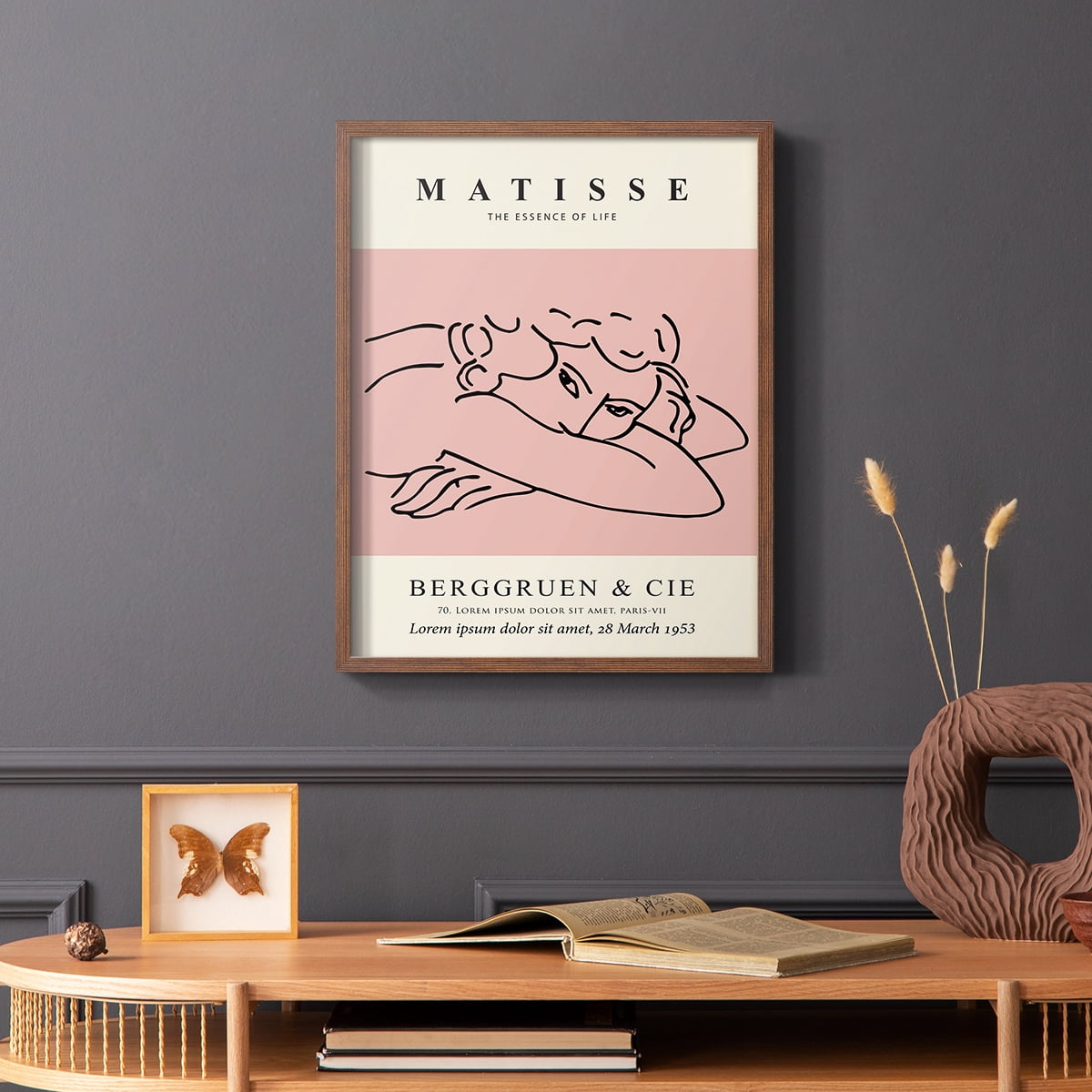 Matisse LI Framed Print - Solid Wood