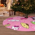 thumbnail image 6 of Lsque Sanrio Print Christmas Tree Skirt, Tree Skirt with Ties or Velcro, Perfect for Holiday Decorations, Halloween, and New Year-48", 6 of 7