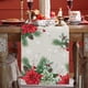 thumbnail image 5 of Camino de mesa con ramas de agujas de pino de invierno, bufanda de mesa, decoración de plantas para el hogar y la cocina, decoraciones rústicas de arpillera para cenas y fiestas de granja, 5 of 5