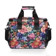 thumbnail image 7 of FORMRS Insulated Cooler Bag 24 Cans Capacity Soft Leakproof Lunch Box with Side Pockets, Vibrant Pink Floral Pattern, 7 of 7
