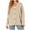 Khaki, variant on Lenpel Women's Cardigan Sweaters Lightweight Long Sleeve Button down Oversized Knit Cardigan Soft Fashion Outwear