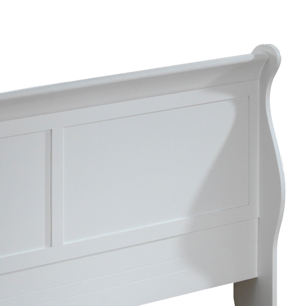 Glory Furniture Louis Phillipe Full Bed in White Color