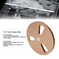 thumbnail image 3 of 7 Inch Empty Reel Aluminum Alloy, 3 Hole Design, Perfect Replacement, Professional Design for Recording, Erasing, Re Recording, etc., Universal Compatibility, 3 of 7