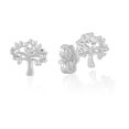 thumbnail image 1 of Aretes del Árbol de la Vida para Mujer en Plata Esterlina, 1 of 1