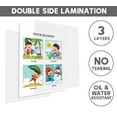 thumbnail image 3 of Traceease 10 Educational Posters for Classroom Decor & Kindergarten Homeschool Supplies Baby, Laminated Preschool Learning Chart Materials - ABC Alphabet, Numbers, Shapes,Emotions, Days of The Week, 3 of 8