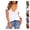 14# White, variant on Sexy Tops for Women Deep V Neck Shirts Summer Low Cut Top Short Sleeve Tshirts Trendy Clothes Fashion Clothing White L