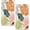 Tropical Palm Leaves, variant on Vintage American Flag Bath Hand Towel 2 Pack Patriotic USA Flag Absorbent Hand Towels Face Towel Soft Breathable Bathroom Towel for Kitchen Hotel Spa Decor Gift 24x16 in