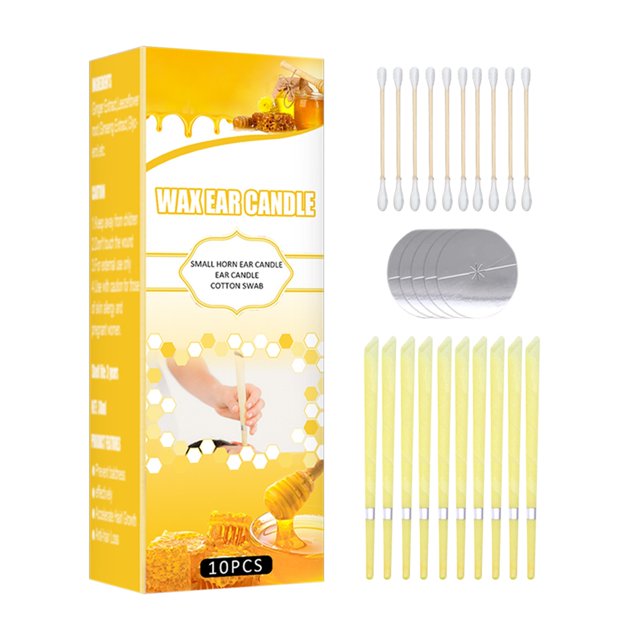 Personalización Juego de velas para oídos de aromaterapia para limpiar cera de oídos, relajar el cuerpo y la mente con tapones, cuidado corporal con velas para oídos rectos para uso domésticoCalidadE