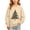Khaki, variant on Wilark Girls Christmas Sweatshirts Size 3-14, Long Sleeve Pullover Crew Neck Fleece Warm Kids Festival Tops Red