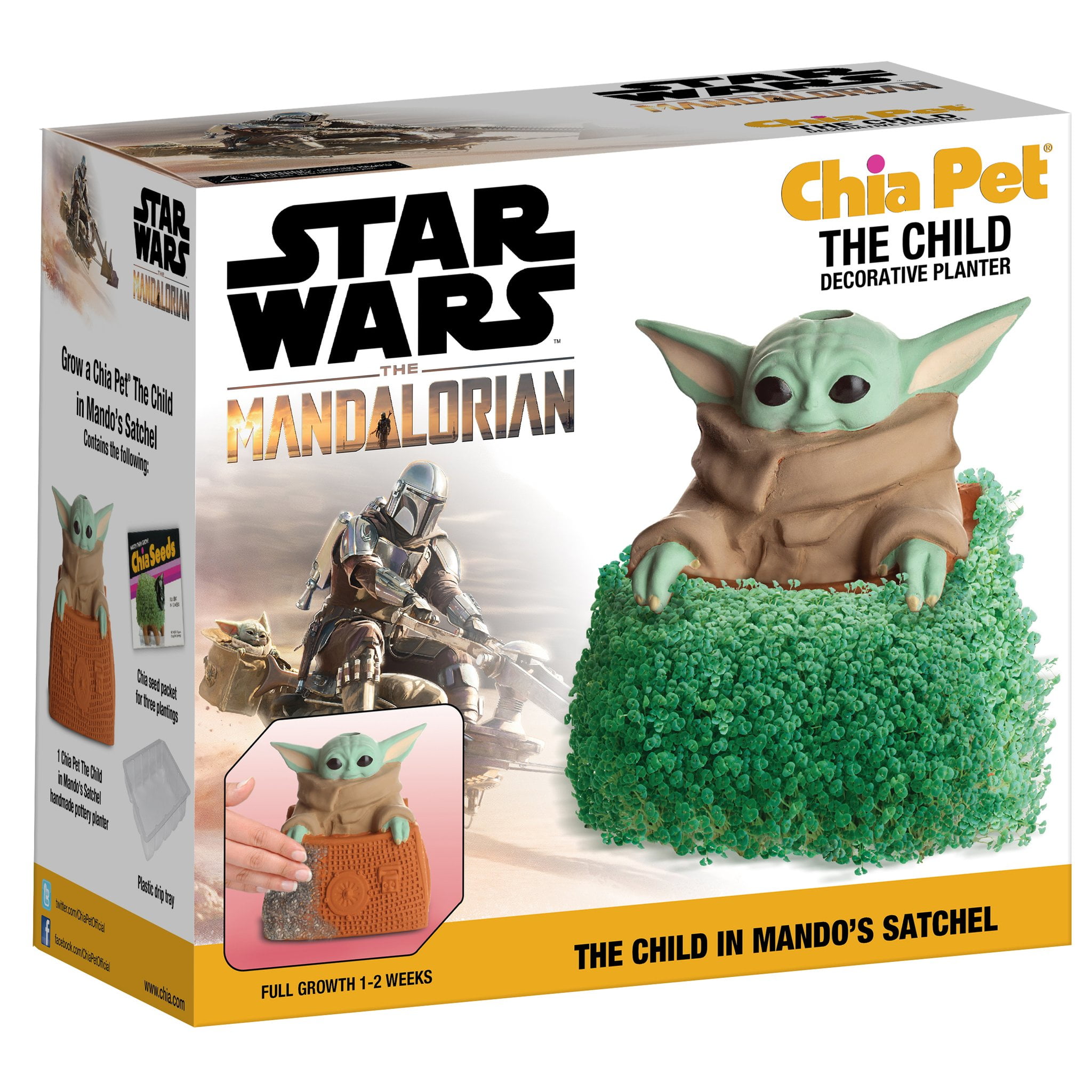 Chia Pet Star Wars: The Mandalorian-The Child Floating, Terra Cotta