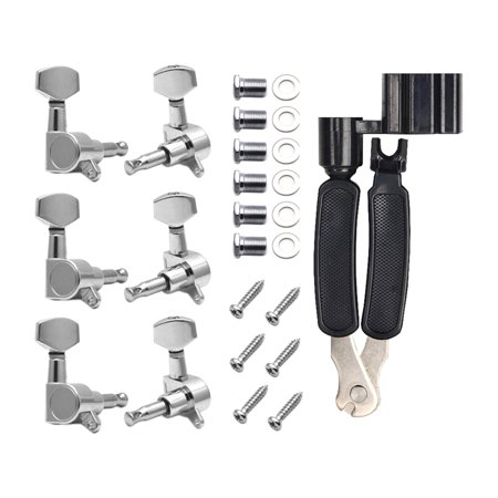 6Pcs Guitar Tuner Pegs Universal Replace Parts Knobs Tuning Keys for Guitars