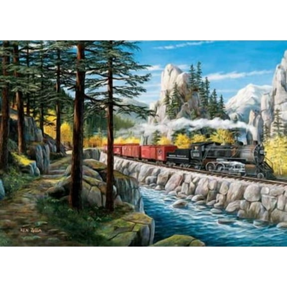 Cobble Hill 1000 Piece Puzzle - Rounding The Horn - Sample Poster Included