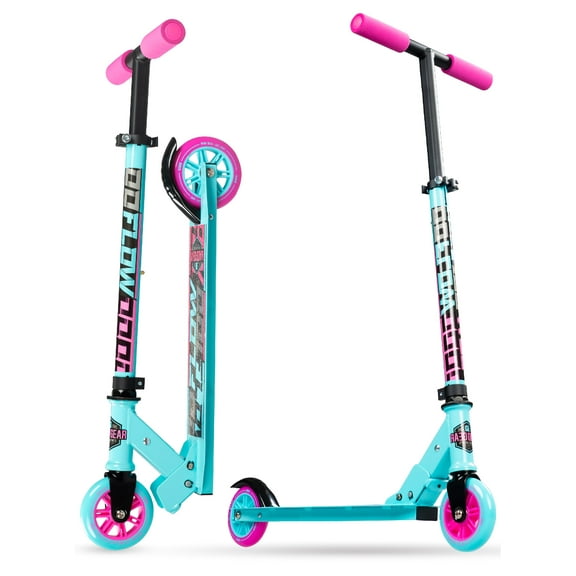 Madd Gear Folding Kick Scooter For Kids – Lightweight Steel Frame, Adjustable Handlebar, Ages 3 – Madd Gear Flow 100