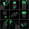 thumbnail image 1 of 9pcs Luminous Stickers Switch Stickers Creative Cat Fluorescent Stickers Waterproof Mural Decorative Wall Stickers Decorations, 1 of 5
