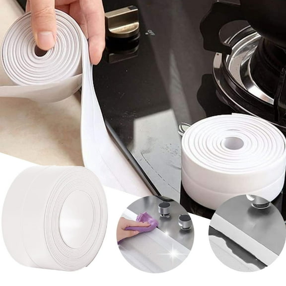 Caulk Tape Self Adhesive Strip Sealing Wall Adhesive Proof Tape Kitchen Bathroom Tape Kitchen Dining Bar