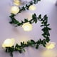 thumbnail image 3 of Guirnalda de luces LED navideñas con forma de rosa de 3 metros y 20 ledes, funciona con pilas, para decoración de exteriores, bodas, jardines y fiestas, 3 of 12