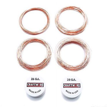 Dead Soft Pure Copper Round Wire – 99.9% Pure, 10-30 Gauge For Jewelry & Crafting | USA Made