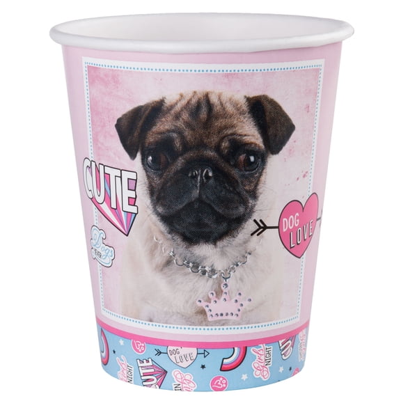 Rachael Hale Party Supplies Dog Love 9oz Paper Cups (8)
