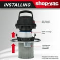 thumbnail image 3 of Shop-Vac Ash Vacuum HEPA Cartridge Filter, Type NN, Model 9032933, 3 of 7