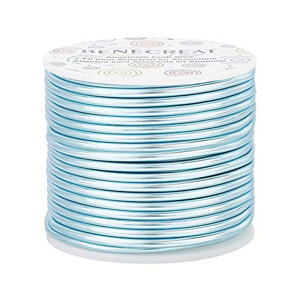 20 Gauge 770FT Tarnish Resistant Jewelry Beading Wire Bendable Aluminum Sculpting Metal Wire for Jewelry Craft Beading Work RosePink
