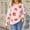 White, variant on Uaswgudfs Women's Floral Knit Sweater: Round Neck & Long Sleeves, Cozy Relaxed Fit for Autumn/Winter​