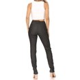 thumbnail image 3 of Women's Casual Comfy Slim Pocket Jeggings Jeans Pants with Button, 3 of 6