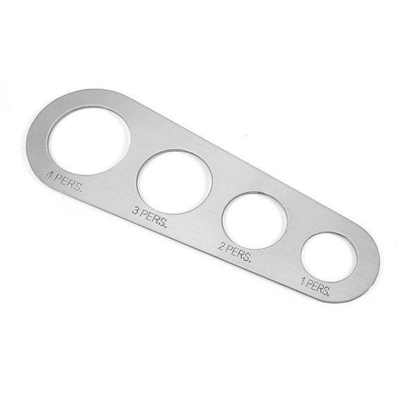 EGNMCR 4 Hole Stainless Steel Pasta Measuring Tool Spaghetti Measuring Tool Noodle Spag Noodle measuring device