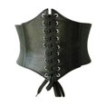 thumbnail image 3 of 2PCS 85CMCinturón de tamaño grande versión coreana femenina del cinturón atado con cinturón elástico largo y ancho cinturón decorativo ancho de moda mostrar cuerpo negro, 3 of 4