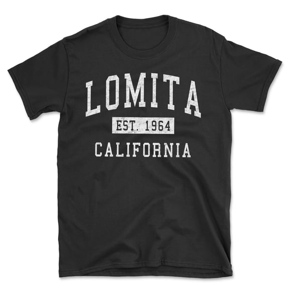 Lomita California Classic Established Men's Cotton T-Shirt