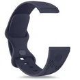thumbnail image 1 of Flower Engraved Band for Fitbit Versa 3/Versa 4/Sense/Sense 2 Strap Soft TPU Sport Smartwatch Watchband Replacement for Versa Navy Blue For Fitbit versa 4, 1 of 6
