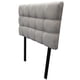 thumbnail image 3 of Cabecera EL BAZAR STORE Linq Gris Individual Ajuste de altura Moderna abotonada, 3 of 5