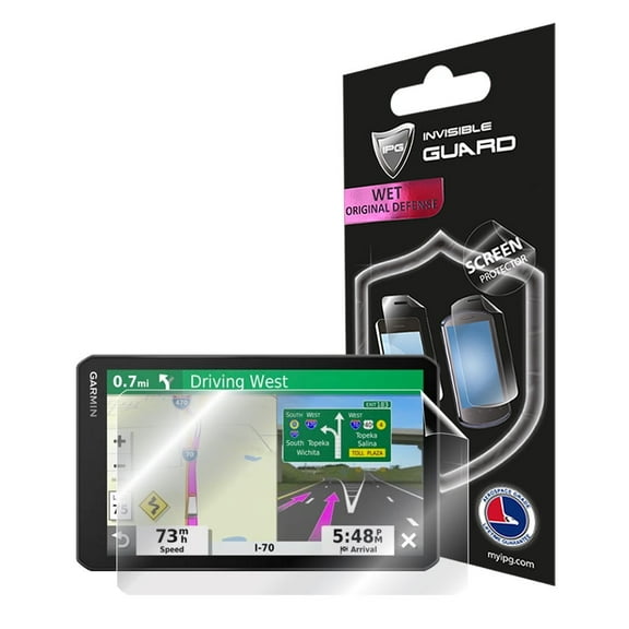 IPG For Garmin dezl OTR700 7-inch GPS Truck Navigator Screen Protector Invisible Ultra HD Clear Film Anti Scratch Skin Guard - Smooth/Self-Healing/Bubble -Free