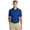Royal, variant on Adult Male Men Plain Short Sleeves Polo Charcoal 4X-Large Tall